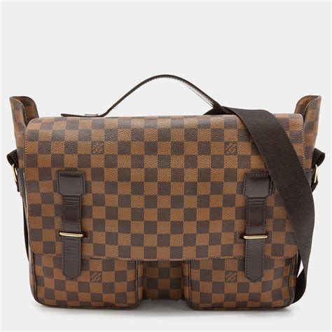 fake louis vuitton damier canvas broadway messenger bag